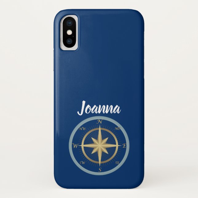 Coques Case-Mate iPhone Compas nautique (Dos)