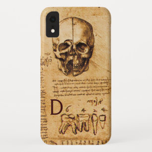 COQUE POUR iPhone XR COMPÉTENCE ET DENTS, CLINIQUE DENTAIRE, MONOGRAMME