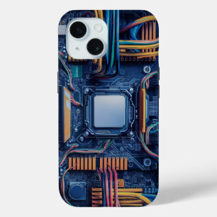 Coque Pour iPhone 15 Composants CPU de la carte mère