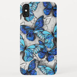 Case-Mate iPhone Case Composition des White and Blue Butterflies