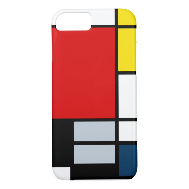 Coques Case-Mate iPhone Composition élevée en recherche Piet Mondrian (Dos)