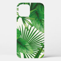 Composition exotique tropicale verte naturelle feu