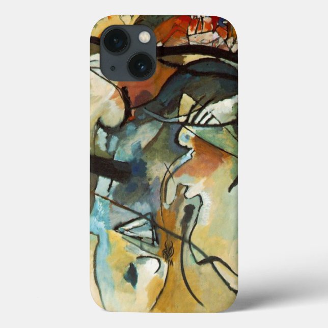 Coques Case-Mate iPhone Composition Kandinsky V Peinture Abstraite (Verso)