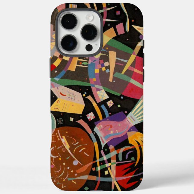 Coques Case-Mate iPhone Composition Kandinsky X Oeuvre Abstraite (Verso)