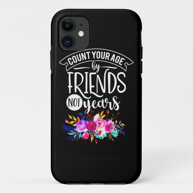 Coques Case-Mate iPhone Comptez Votre Âge Par Amis (Dos)