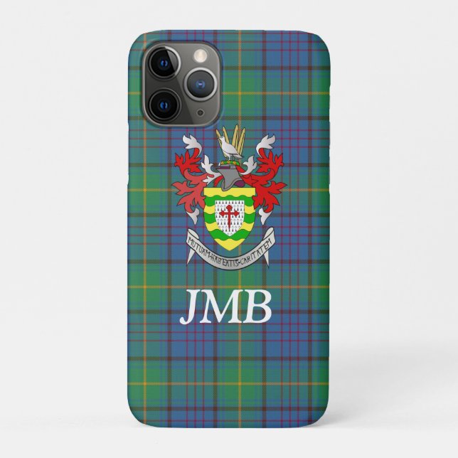 Coques Case-Mate iPhone Comté d'Irlande Donegal Tartan Monogram (Dos)