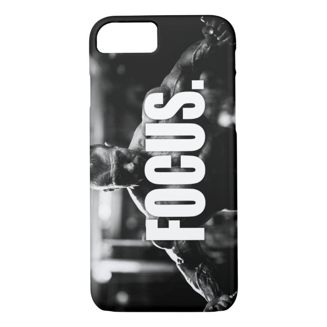 Coques Case-Mate iPhone CONCENTRATION - Motivation "Body building" (Dos)
