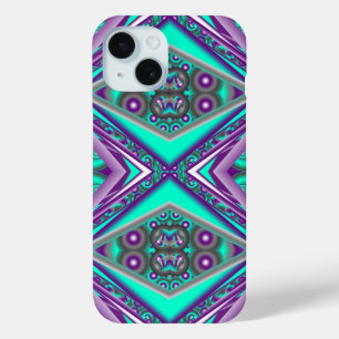 Coque Pour iPhone 15 Concentré Cerclé Au Point Abstrait