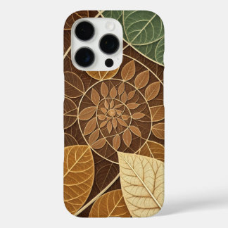 Coques iPhone 16 Pro Concept de combinaison naturelle feuille fractale