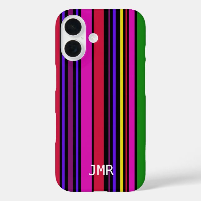 Coques Case-Mate iPhone Concepteur de codes-barres multicolores (Verso)