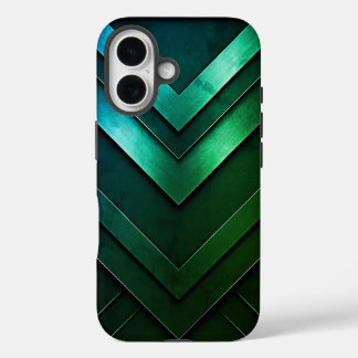 Coques iPhone 16 Conception abstraite de Chevron stratifié