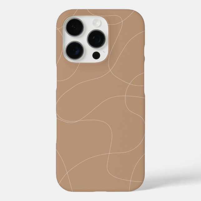 Coques Case-Mate iPhone Conception abstraite douce - Art esthétique minima (Verso)