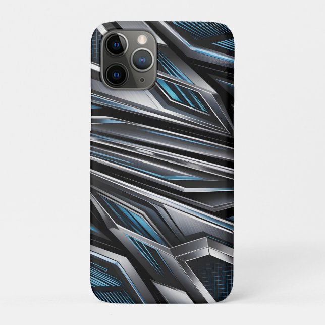 Coques Case-Mate iPhone Conception Abstraite Dynamique de Métalliques Entr (Dos)