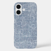 Conception Abstraite Sur Denim Faded