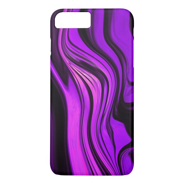 Coques Case-Mate iPhone Conception abstraite violette (Dos)