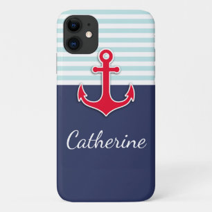 Case-Mate iPhone Case Conception Ancre marine bleu marine