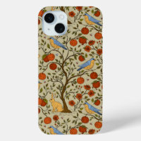 Conception d'arbres bruns avec des pommes oranges