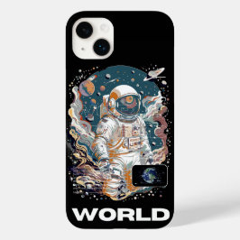 Coque Pour iPhone 14 Plus Conception d'astronautes mondiaux