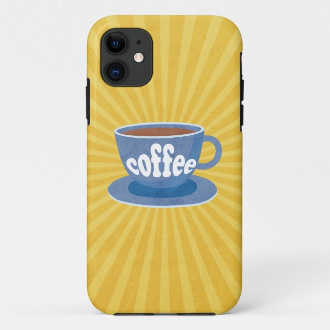Coques Case-Mate iPhone Conception de café rétro (Dos)