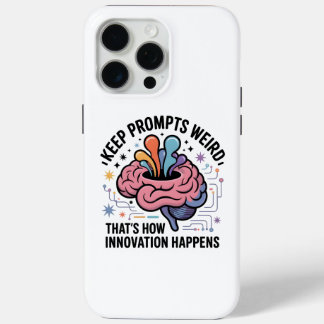 Coque iPhone 15 Pro Max Conception de cerveau d'innovation en intelligence