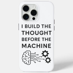 Coque iPhone 15 Pro Max Conception de devis AI - Pensée avant la machine
