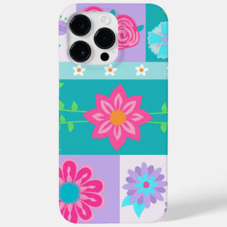 Coque Pour Pour iPhone 14 Pro Max Conception de fleurs vibrantes en fleurs