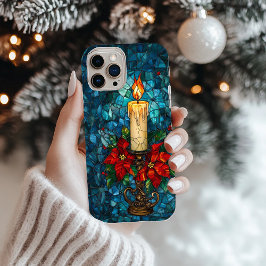 Coques iPhone 16 Pro Conception de la bougie de Noël