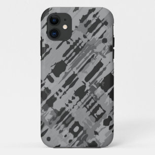Coque Case-Mate Pour iPhone Conception de la plaque - camouflage gris