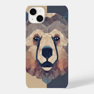 Coque Pour iPhone 14 Plus Conception de la tête d'ours basse