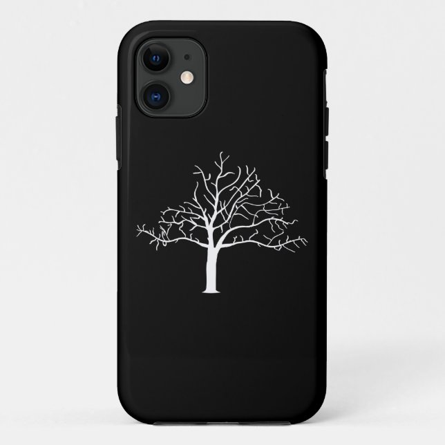 Coques Case-Mate iPhone Conception de l'arbre nu (Dos)