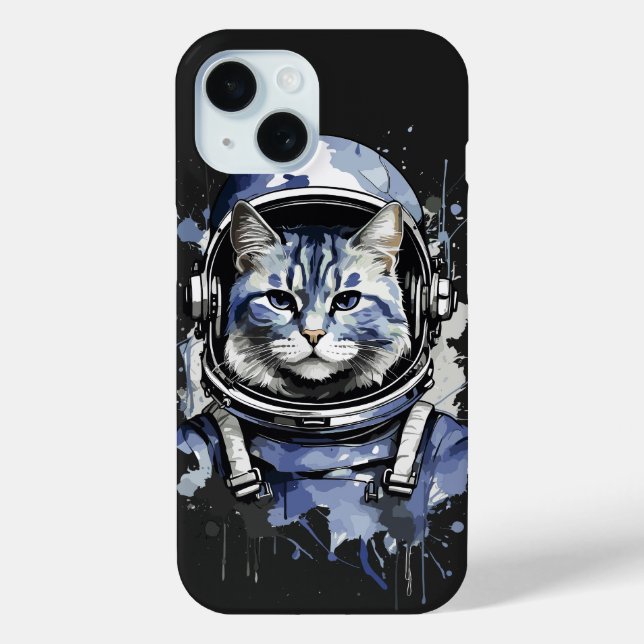 Coques Case-Mate iPhone Conception de l'astronaute bleu (Verso)