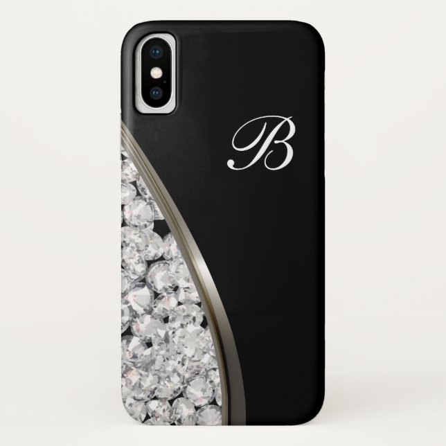 Coques Case-Mate iPhone Conception de luxe de Bling de bijou étincelant (Dos)