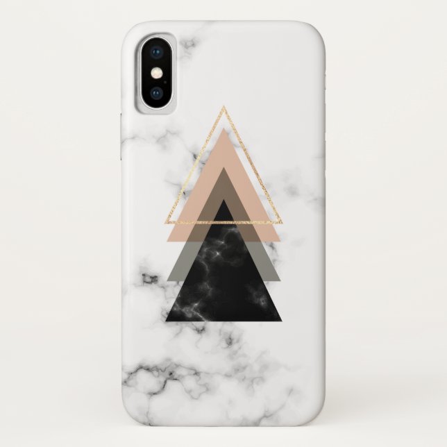 Coques Case-Mate iPhone Conception de marbre en pastel d'impression (Dos)