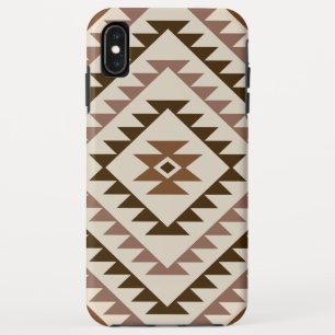 Case-Mate iPhone Case Conception de motif diamant aztéque marron+crème