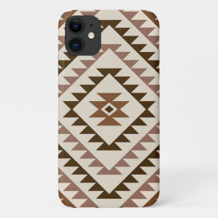 Case-Mate iPhone Case Conception de motif diamant aztéque marron+crème