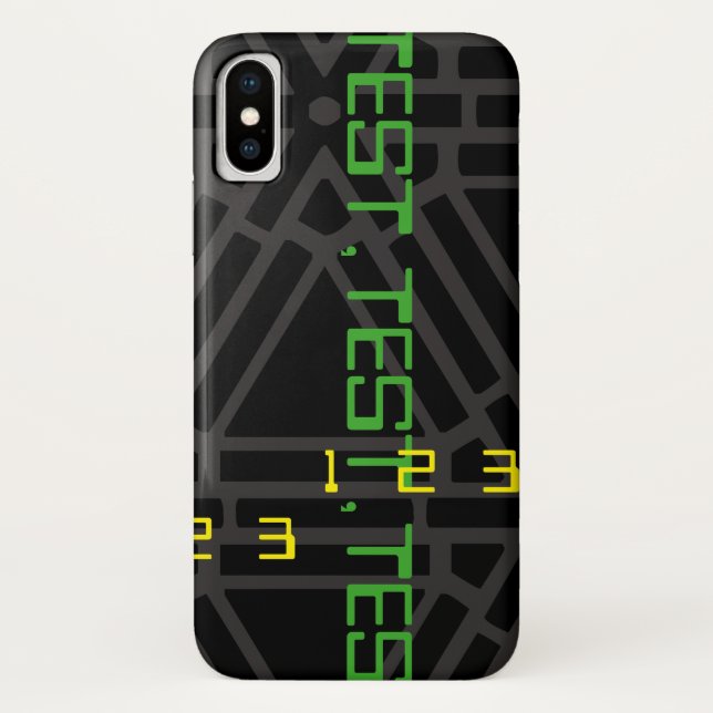 Coques Case-Mate iPhone Conception de Motifs d'essais futuristes de l'ère  (Dos)