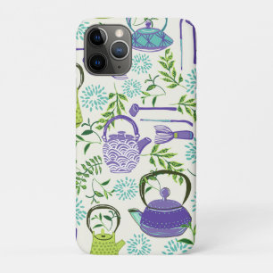 Case-Mate iPhone Case Conception de théière verte japonaise