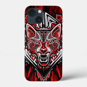 Case-Mate iPhone Case Conception de totem tribal Haida de loup