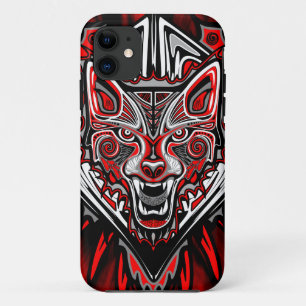 Case-Mate iPhone Case Conception de totem tribal Haida Loup