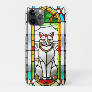 Case-Mate iPhone Case Conception de vitrail avec chat
