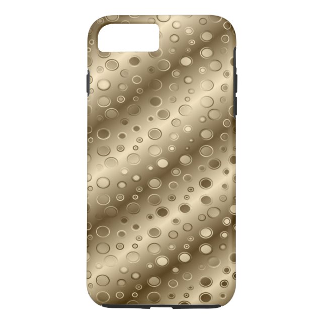 Coques Case-Mate iPhone Conception d'or de cercle (Dos)