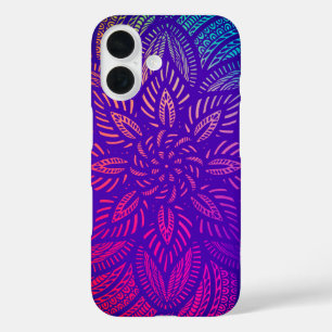 Coques iPhone 16 Conception dynamique Mandala