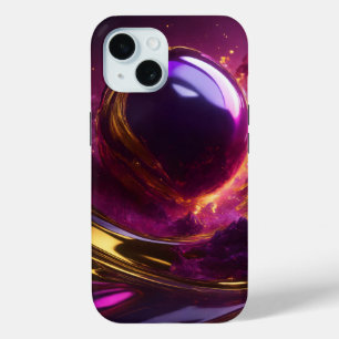 Coque Pour iPhone 15 Conception élégante Iridescente