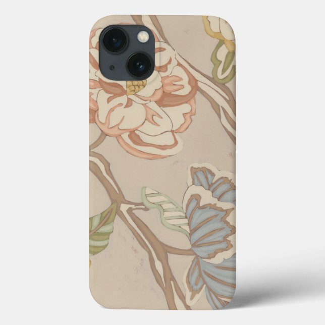 Coques Case-Mate iPhone Conception florale de chintz d'organza de (Verso)