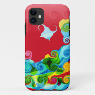 Case-Mate iPhone Case Conception graphique colorée de rétro remous