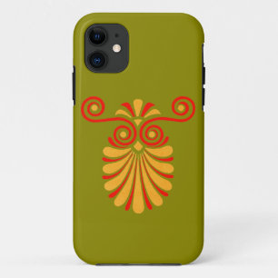 Coque Case-Mate Pour iPhone Conception graphique de hibou génial gréco-romai