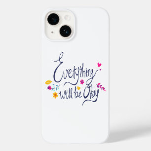 Coque Pour iPhone 14 Conception graphique pour enfants : des phrases mi