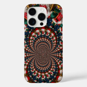 Coques iPhone 16 Pro Conception Kaleidoscope Père Noël spéciale