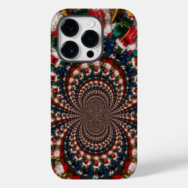 Coques Case-Mate iPhone Conception Kaleidoscope Père Noël spéciale (Verso)
