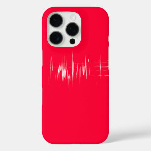 Coques iPhone 16 Pro Conception minimaliste sur rouge